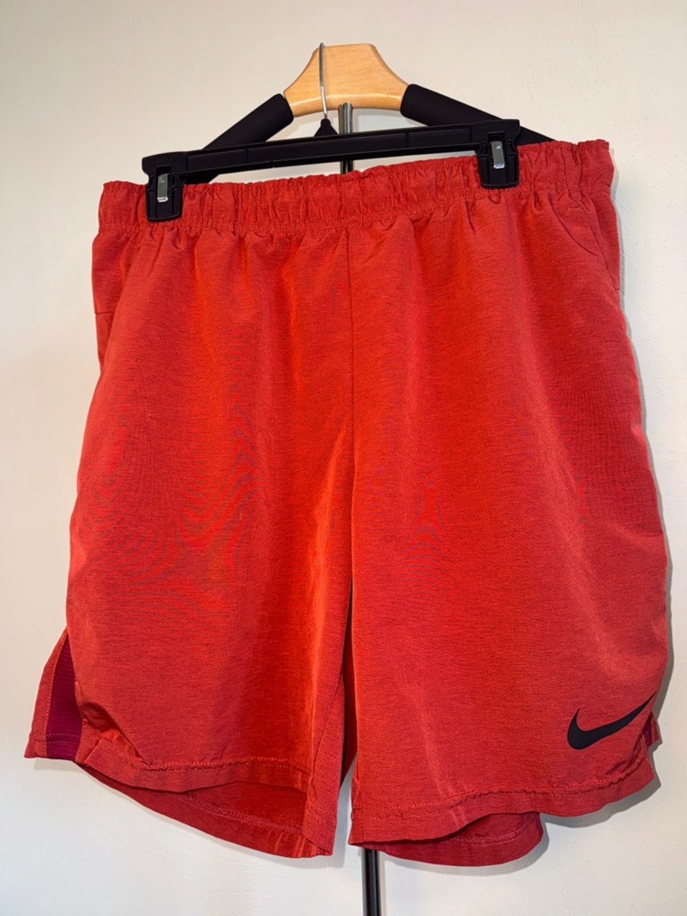 Nike Red Athletic Shorts with Swoosh 2for$30